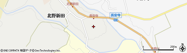 兵庫県丹波篠山市北野新田周辺の地図