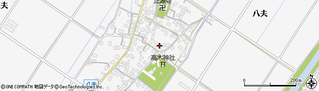 滋賀県野洲市八夫1491周辺の地図