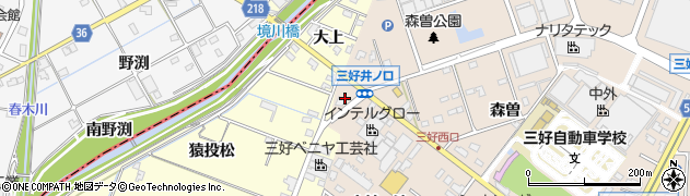 株式会社ゴトウスバル三好店周辺の地図