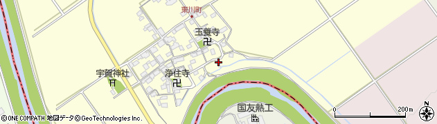 滋賀県近江八幡市東川町552周辺の地図