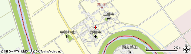 滋賀県近江八幡市東川町536周辺の地図