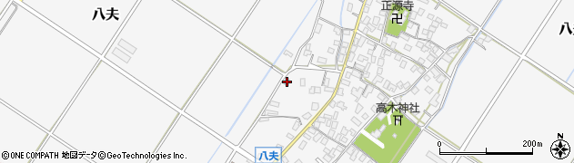 滋賀県野洲市八夫1381周辺の地図