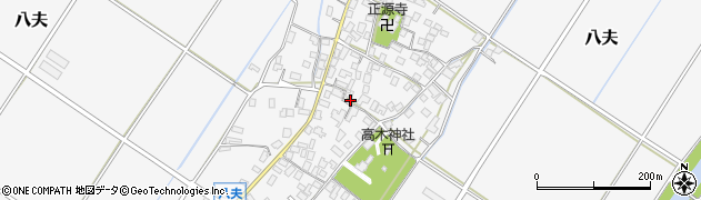 滋賀県野洲市八夫1487周辺の地図