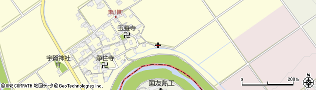 滋賀県近江八幡市東川町1104周辺の地図