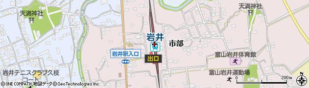 千葉県南房総市周辺の地図