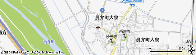 三重県いなべ市員弁町西方377周辺の地図