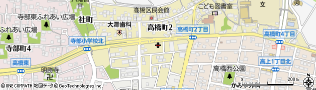 豊田高橋郵便局周辺の地図