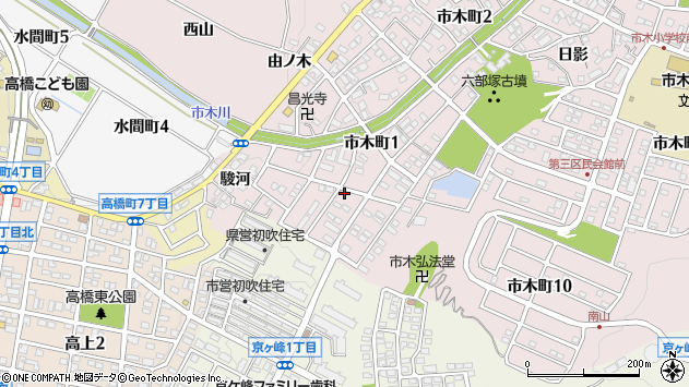 〒471-0006 愛知県豊田市市木町の地図