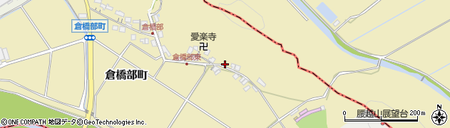 滋賀県近江八幡市倉橋部町周辺の地図