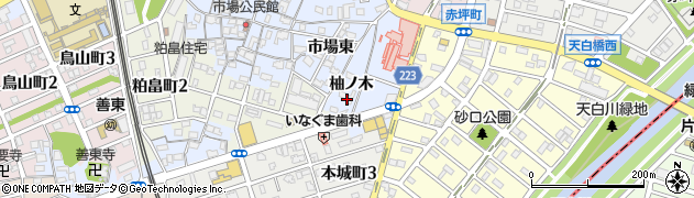 愛知県名古屋市南区笠寺町柚ノ木周辺の地図