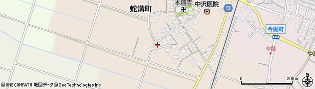 滋賀県東近江市蛇溝町729周辺の地図