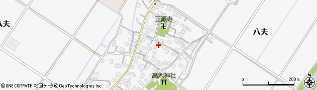 滋賀県野洲市八夫1498周辺の地図