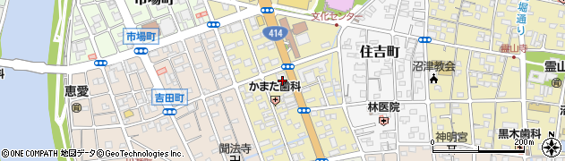 三島合同タクシー株式会社　沼津営業所配車センター周辺の地図