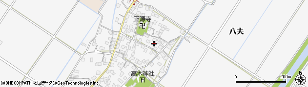 滋賀県野洲市八夫1519周辺の地図