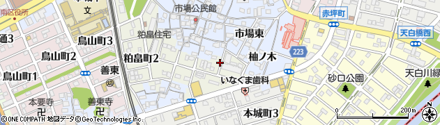 三菱重工社宅周辺の地図