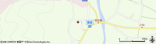 兵庫県丹波市山南町小野尻富田556周辺の地図