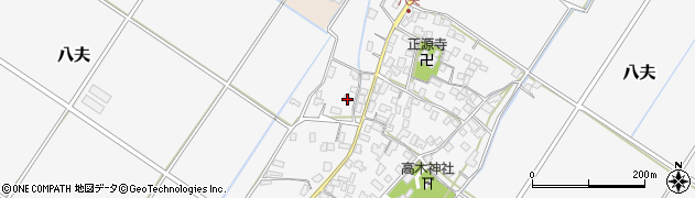 滋賀県野洲市八夫1398周辺の地図