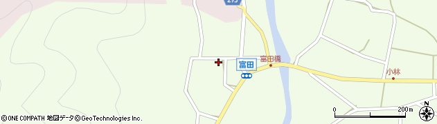 兵庫県丹波市山南町小野尻富田555周辺の地図