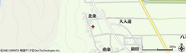 京都府南丹市八木町野条（北条）周辺の地図