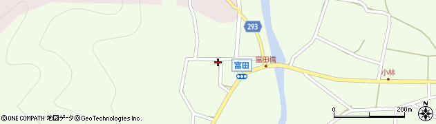 兵庫県丹波市山南町小野尻富田554周辺の地図