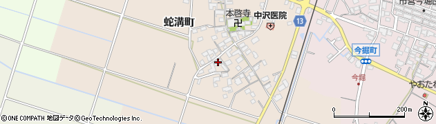 滋賀県東近江市蛇溝町737周辺の地図
