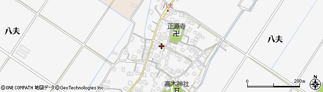 滋賀県野洲市八夫1483周辺の地図