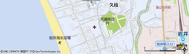 千葉県南房総市久枝周辺の地図