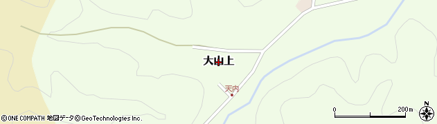兵庫県丹波篠山市大山上周辺の地図