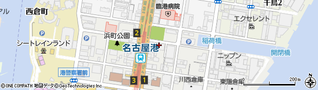 伊勢湾海運株式会社本社周辺の地図