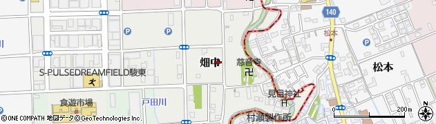 静岡県清水町（駿東郡）畑中周辺の地図