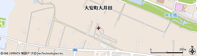三重県いなべ市大安町大井田2288周辺の地図