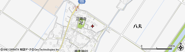 滋賀県野洲市八夫1556周辺の地図