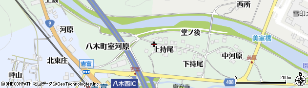 京都府南丹市八木町室河原（北河原）周辺の地図