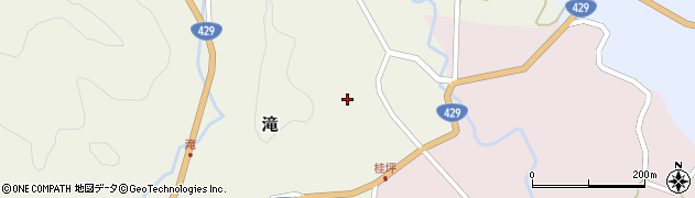 岡山県美作市滝1210周辺の地図