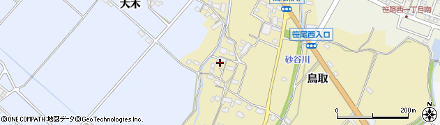 三重県員弁郡東員町鳥取1364周辺の地図