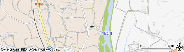 岡山県津山市草加部1393周辺の地図