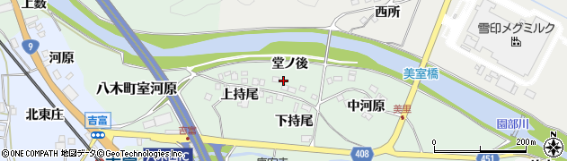 京都府南丹市八木町室河原堂ノ後31周辺の地図