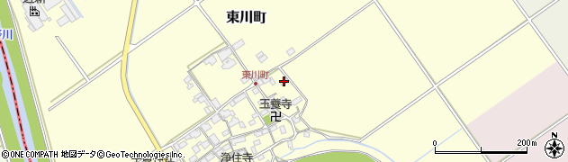 滋賀県近江八幡市東川町501周辺の地図