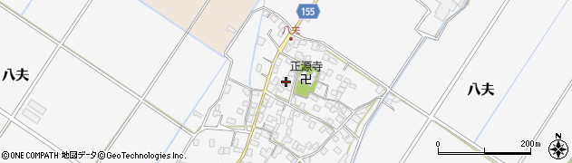 滋賀県野洲市八夫1533周辺の地図