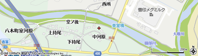 京都府南丹市八木町室河原中河原周辺の地図
