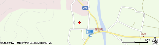 兵庫県丹波市山南町小野尻富田535周辺の地図