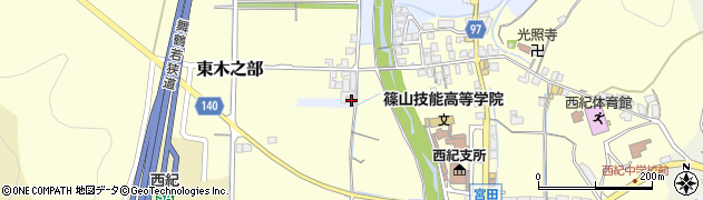 兵庫県丹波篠山市下板井52周辺の地図