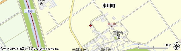 滋賀県近江八幡市東川町334周辺の地図