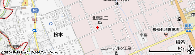 有限会社秋山製麺所周辺の地図