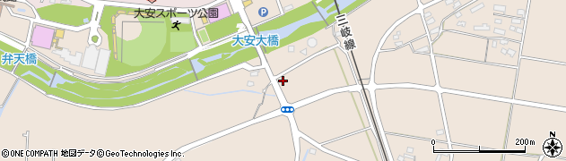 三重県いなべ市大安町大井田3307周辺の地図