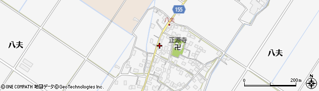 滋賀県野洲市八夫1539周辺の地図