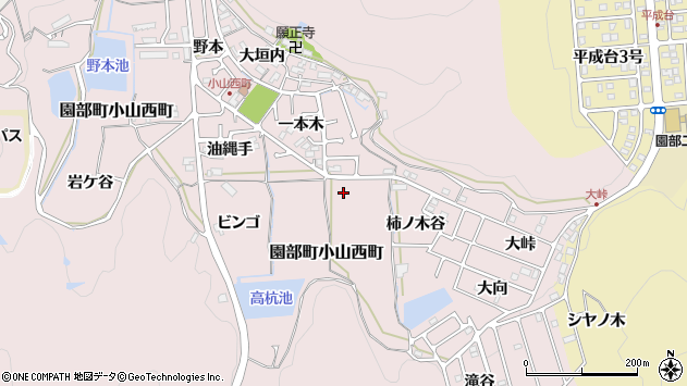 〒622-0043 京都府南丹市園部町小山西町の地図