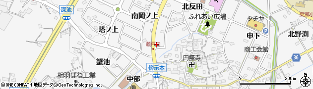 愛知県東郷町（愛知郡）春木（瀬戸田）周辺の地図