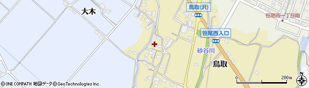 三重県員弁郡東員町鳥取1363周辺の地図
