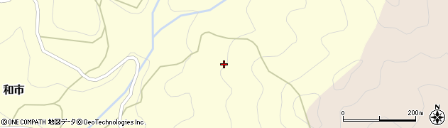 愛知県設楽町（北設楽郡）和市（休道）周辺の地図